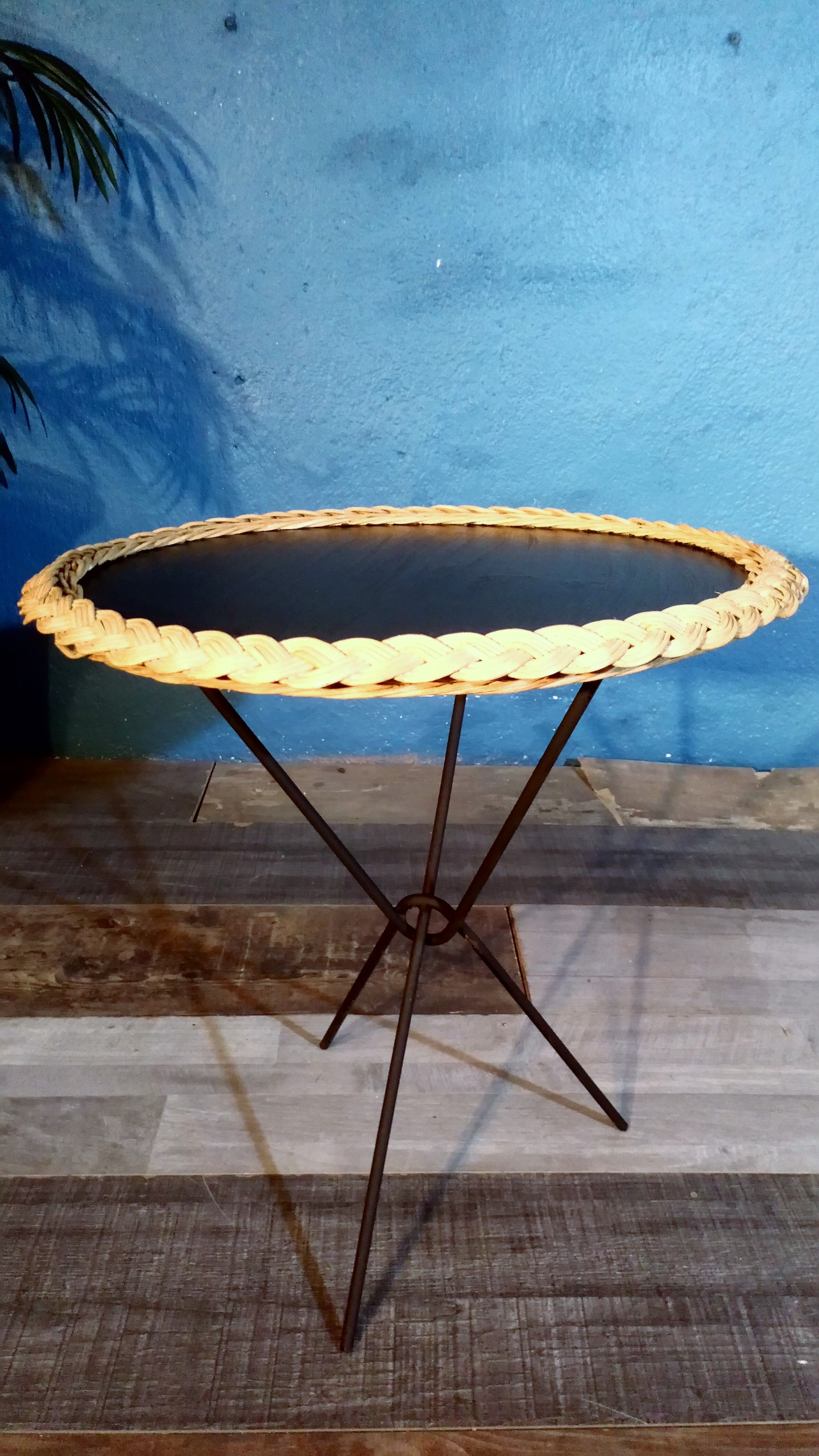 Rattan sofa tip 1950s