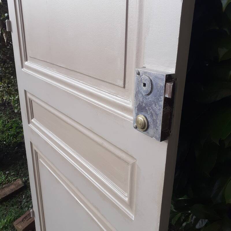 Set of 4 old solid wood interior doors