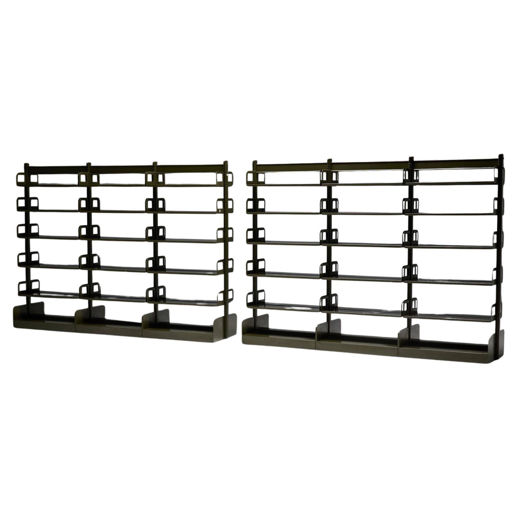 Modular freestanding shelving system, France, 1950s