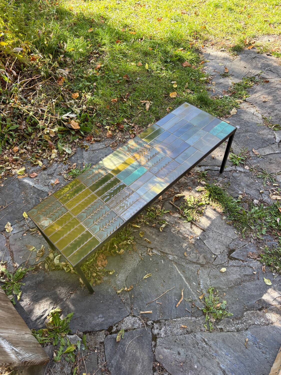 Roger Capron green coffee table