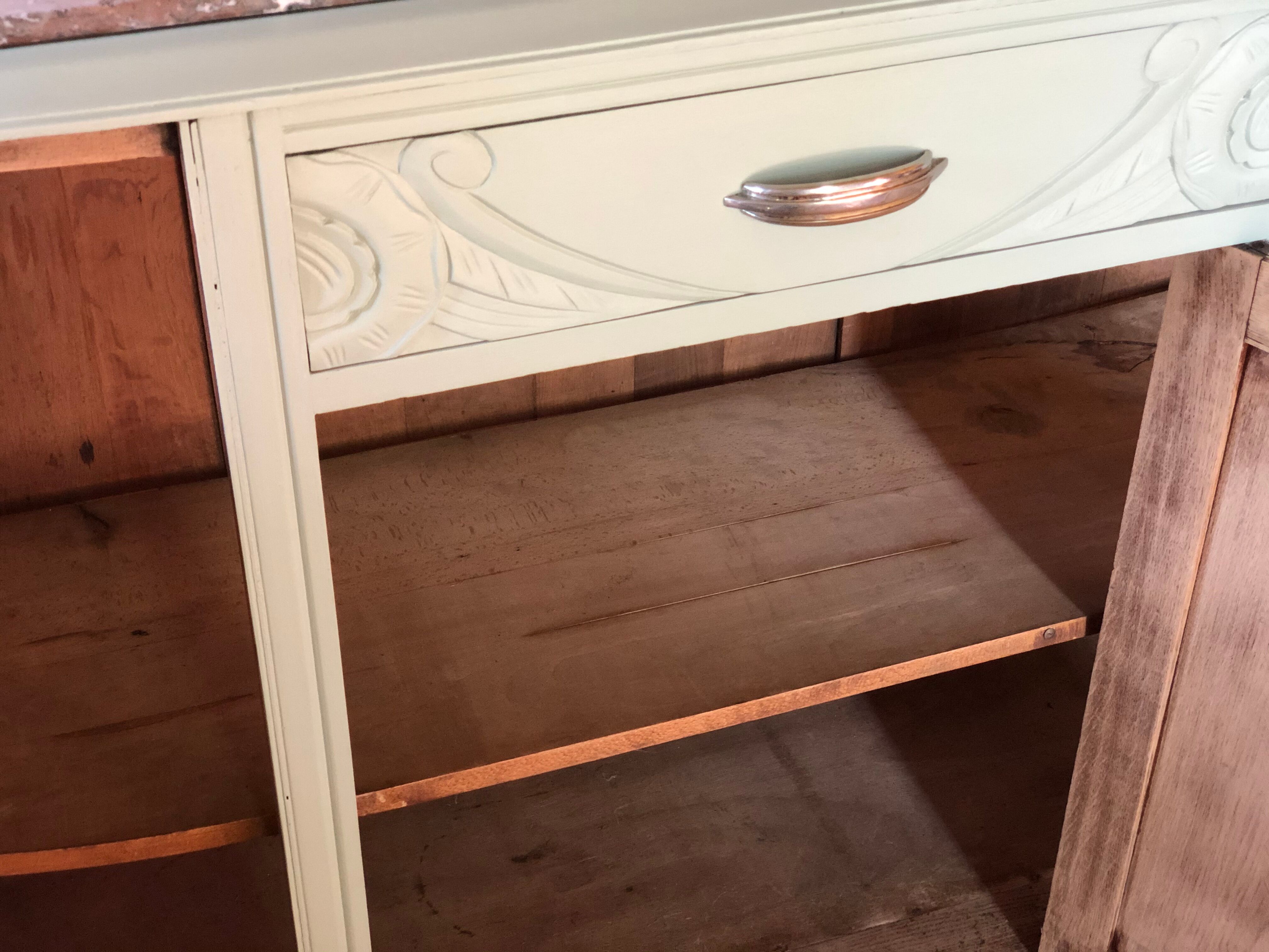 Almond Art Deco Buffet