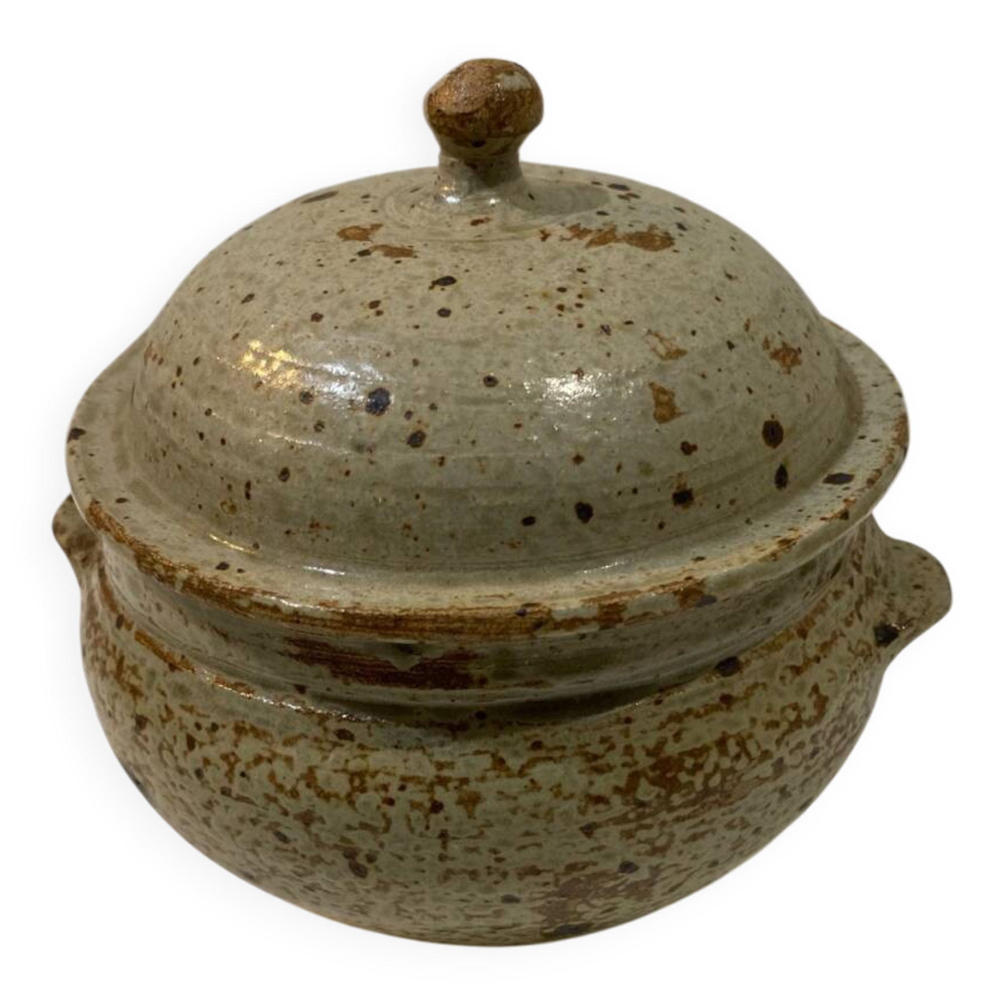 Small sugar bowl pottery the owl