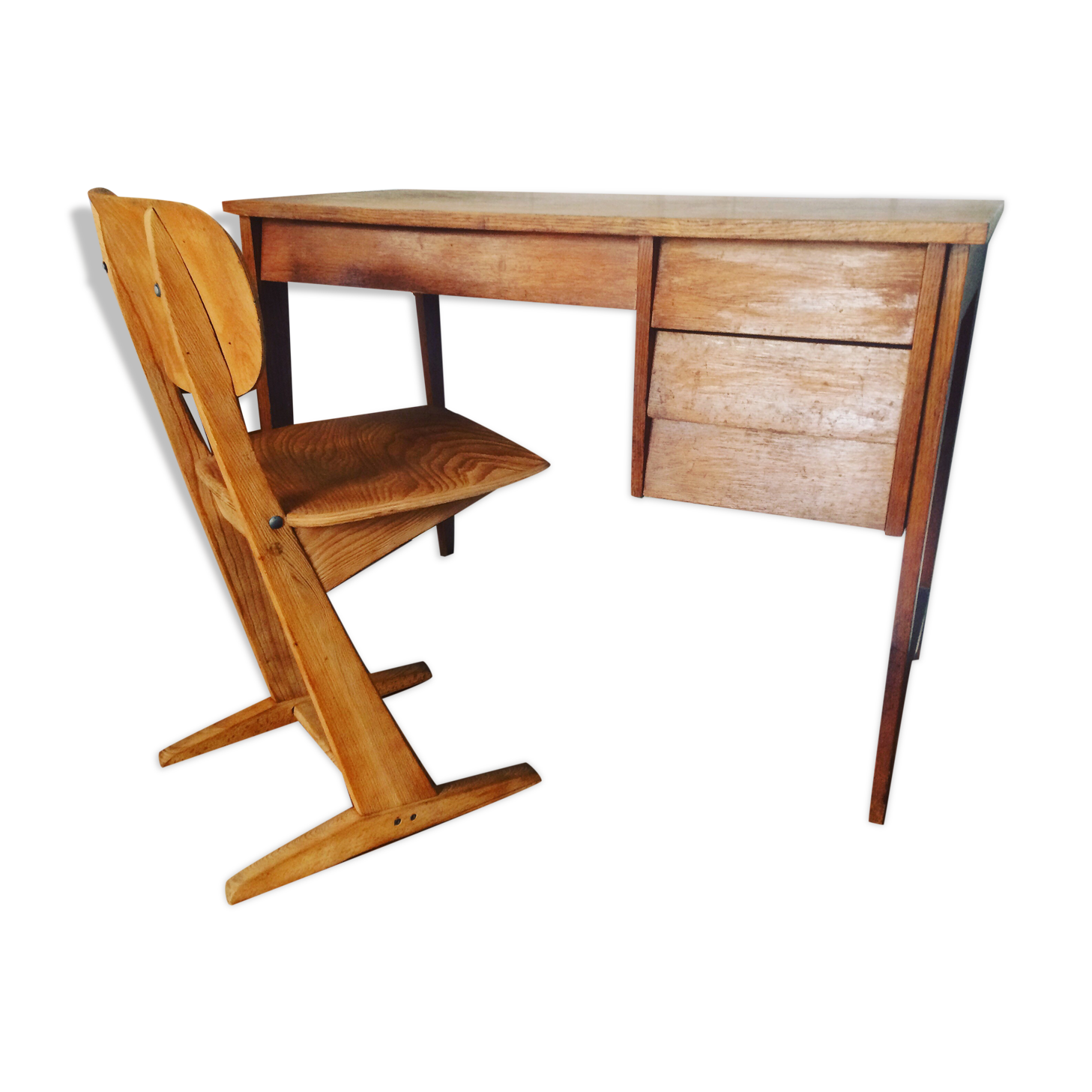 Vintage desk and chair
