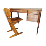 Vintage desk and chair