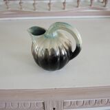 Antique Ceramic Pumpkin Pitcher