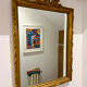 Small gilded rococo mirror antique