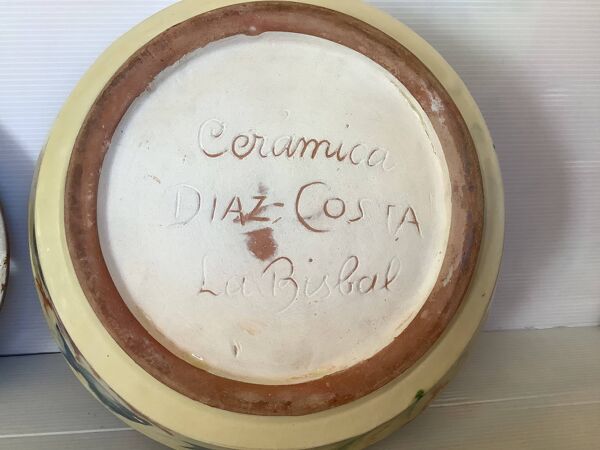 Coupe pique fleurs céramiste Eusebi Diaz Costa