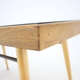 1960s Coffee Table With Opaxit Glass, Czechoslovakia