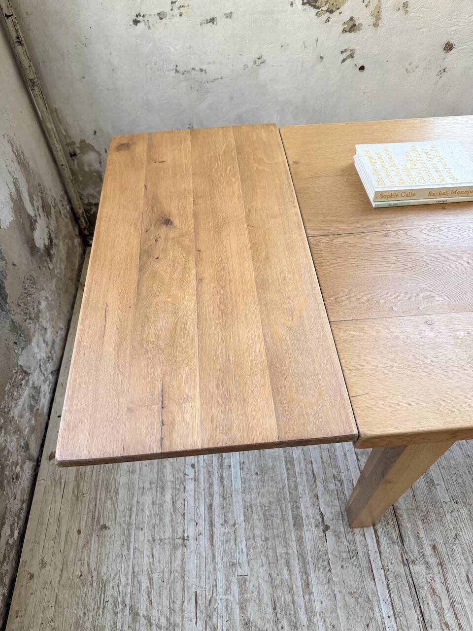 Solid oak farmhouse table 180/270 cm + extensions