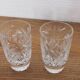 Presentation service 8 glasses and its Bohemian Cristal style dish