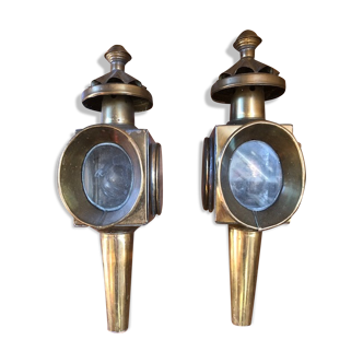 Copper “jacot lamp” wall lights