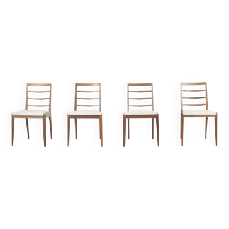 Set Of 4 Midcentury McIntosh Teak Chairs. Vintage Modern / Retro / Danish S