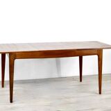 Midcentury Extending Table In Afromosia By A. Younger.