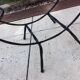 Black wrought iron plant holder 60