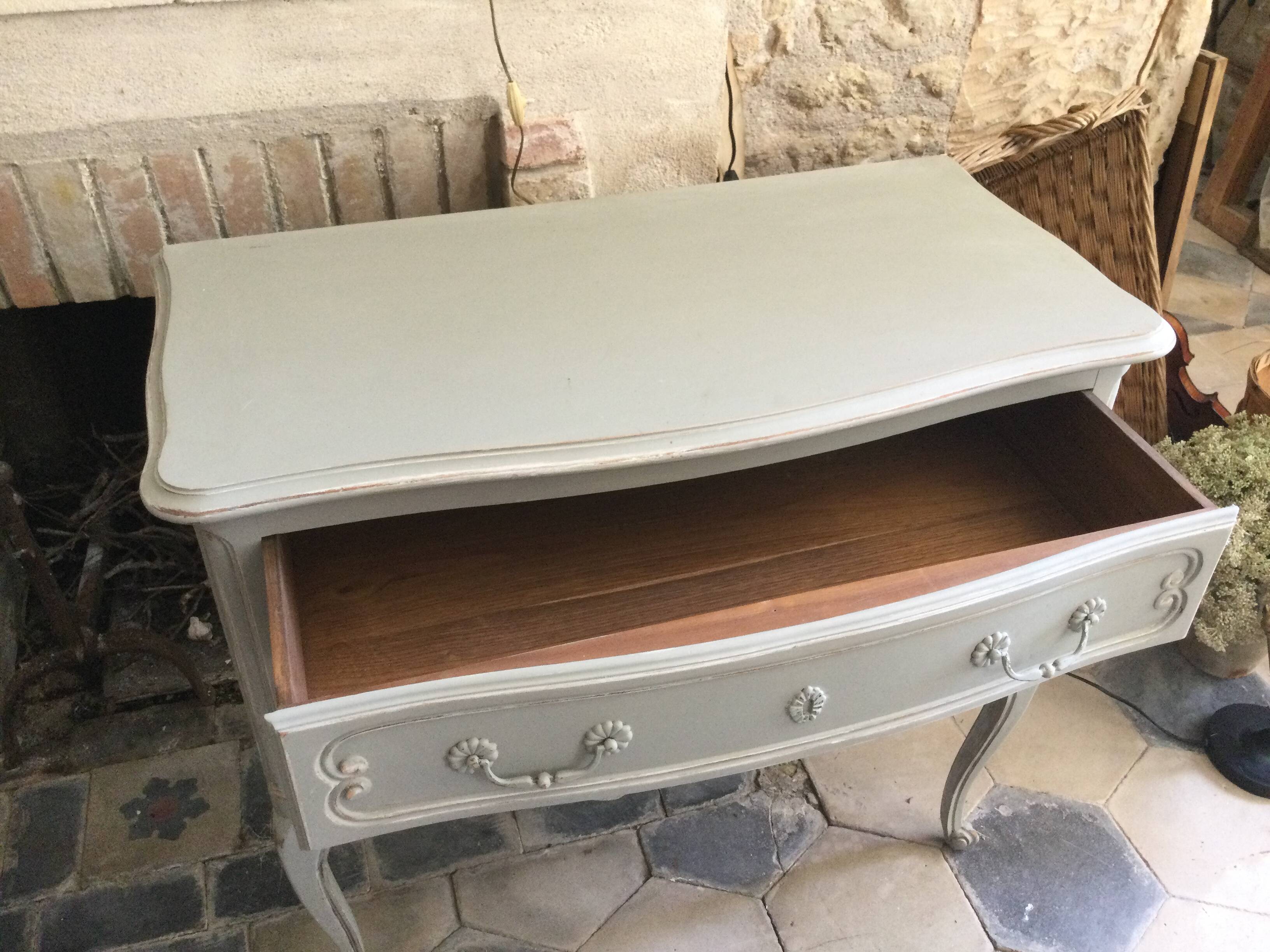 Antique patinated chest of drawers