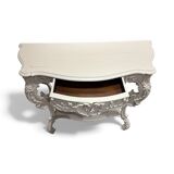 Louis XV style console table in patinated wood, 19th century