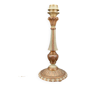 Lampe art Deco en bois - vert