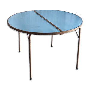 Table ronde pliante en - formica