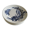 Série de 8 assiettes plates en terre de fer BFK décor Flora son 19e