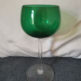 Ensemble verre à pied multicolore