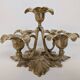 Brass flower candle holder