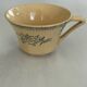 Iron earth tea cup St Amand - antique French earthenware with patina