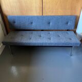 Gray sofa bench