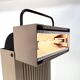 "Zagar" Halogen Floor Lamp, First Model in Metal by Silvio Carpani for Stilnovo, Italy 1978