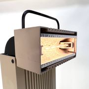 "Zagar" Halogen Floor Lamp, First Model in Metal by Silvio Carpani for Stilnovo, Italy 1978