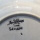 Sarreguemines model lay plate in hollow sarreguemines model Saverne diam 24 cm