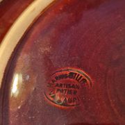 Decorative star plate ceramic Marius Giuge Vallauris