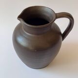 Handcrafted stoneware pitcher