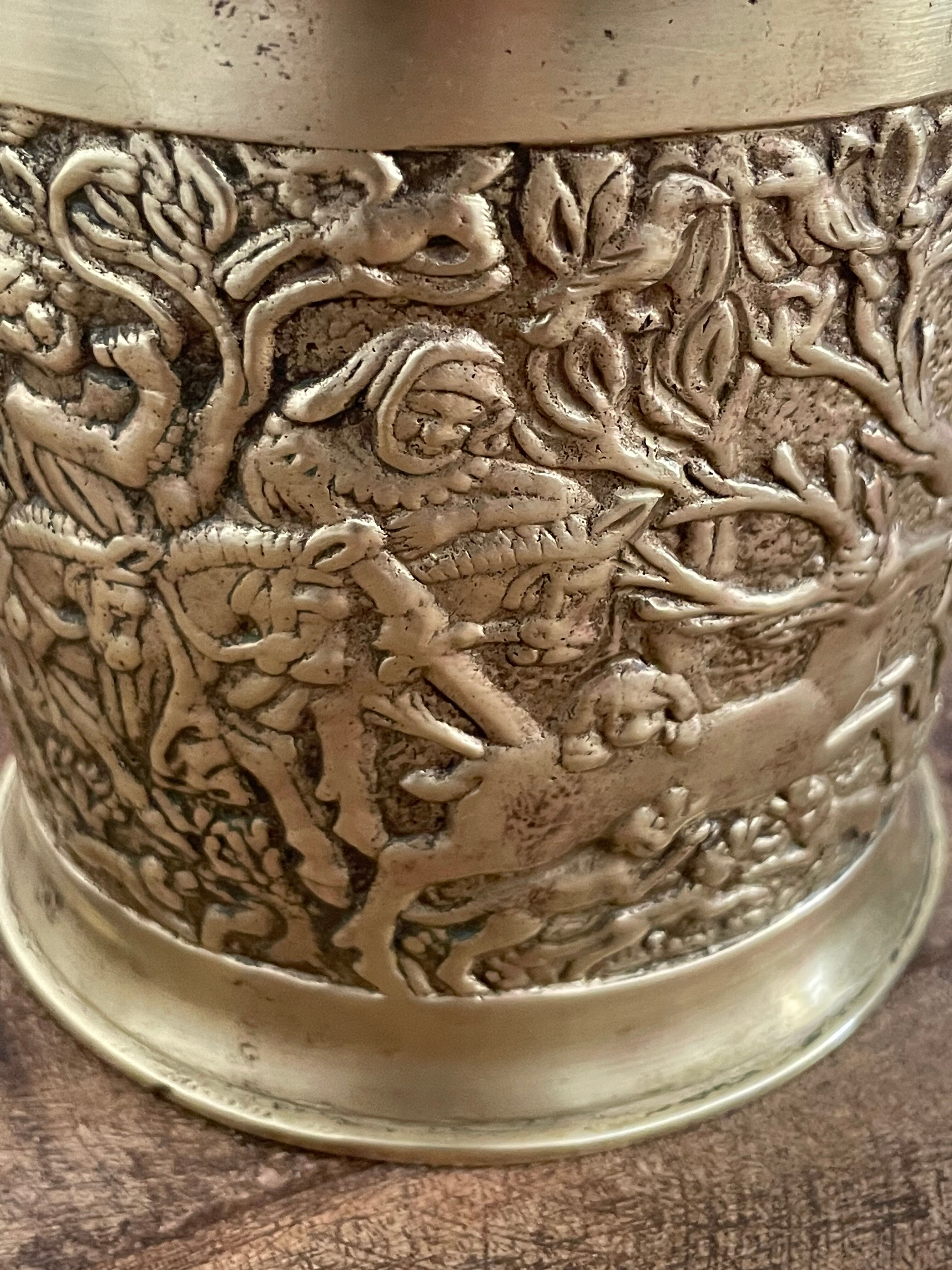 Bronze and ceramic pot Max le Verrier