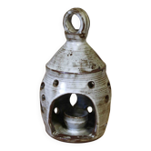 Glazed stoneware lantern by Chantal and Thierry Robert