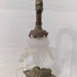 1930s bronze naga lamp