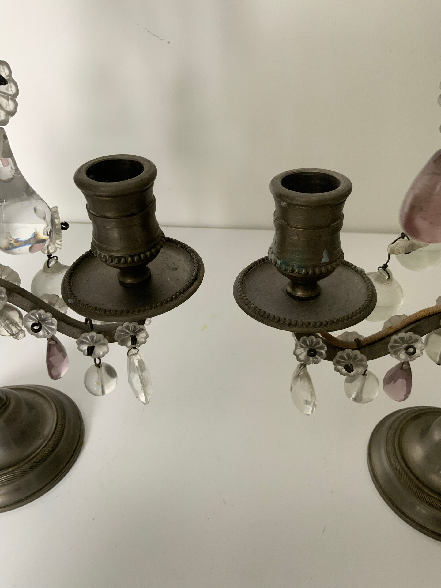 Pair of 19th-century candelabra