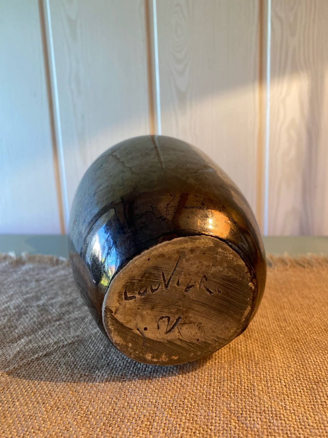 Vase signed Louviers