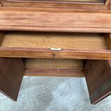 Large mahogany display case