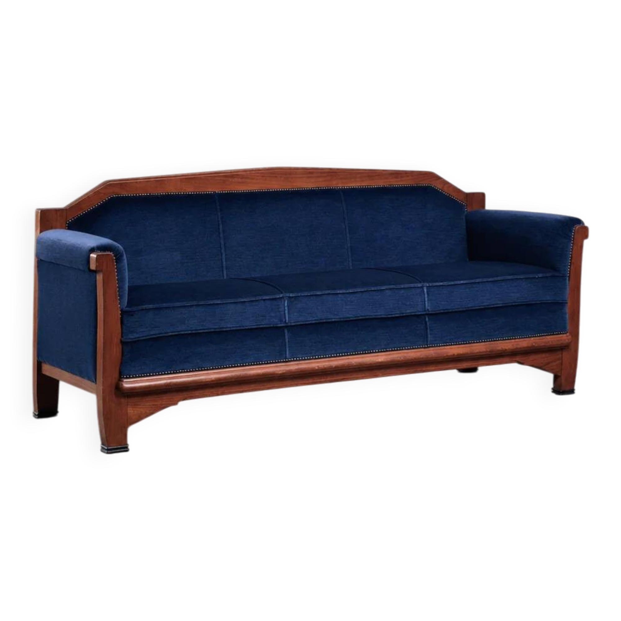 Sofa Art Déco École d'Amsterdam, années 1930