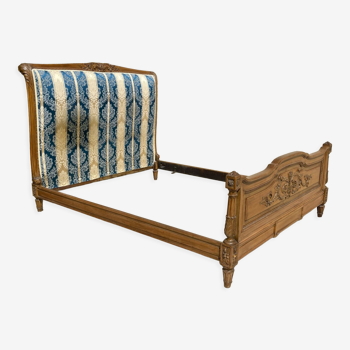 Louis XVI style walnut bed