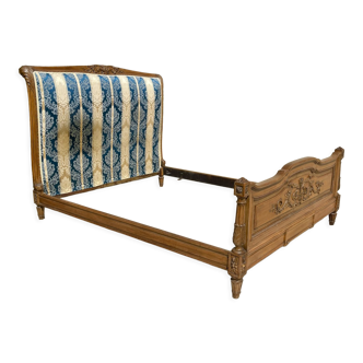 Louis XVI style bed in walnut