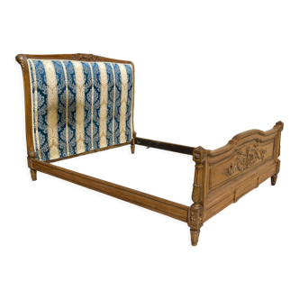Louis XVI style walnut bed
