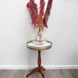 White marble tripod stand