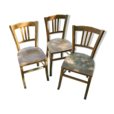 Set of 3 luterma stamp chairs