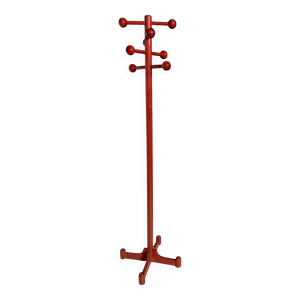 Porte manteau rouge vintage