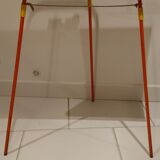 Vintage metal tripod schoolboy table