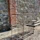 Large garden shelf / console in wrought iron – 19th century style