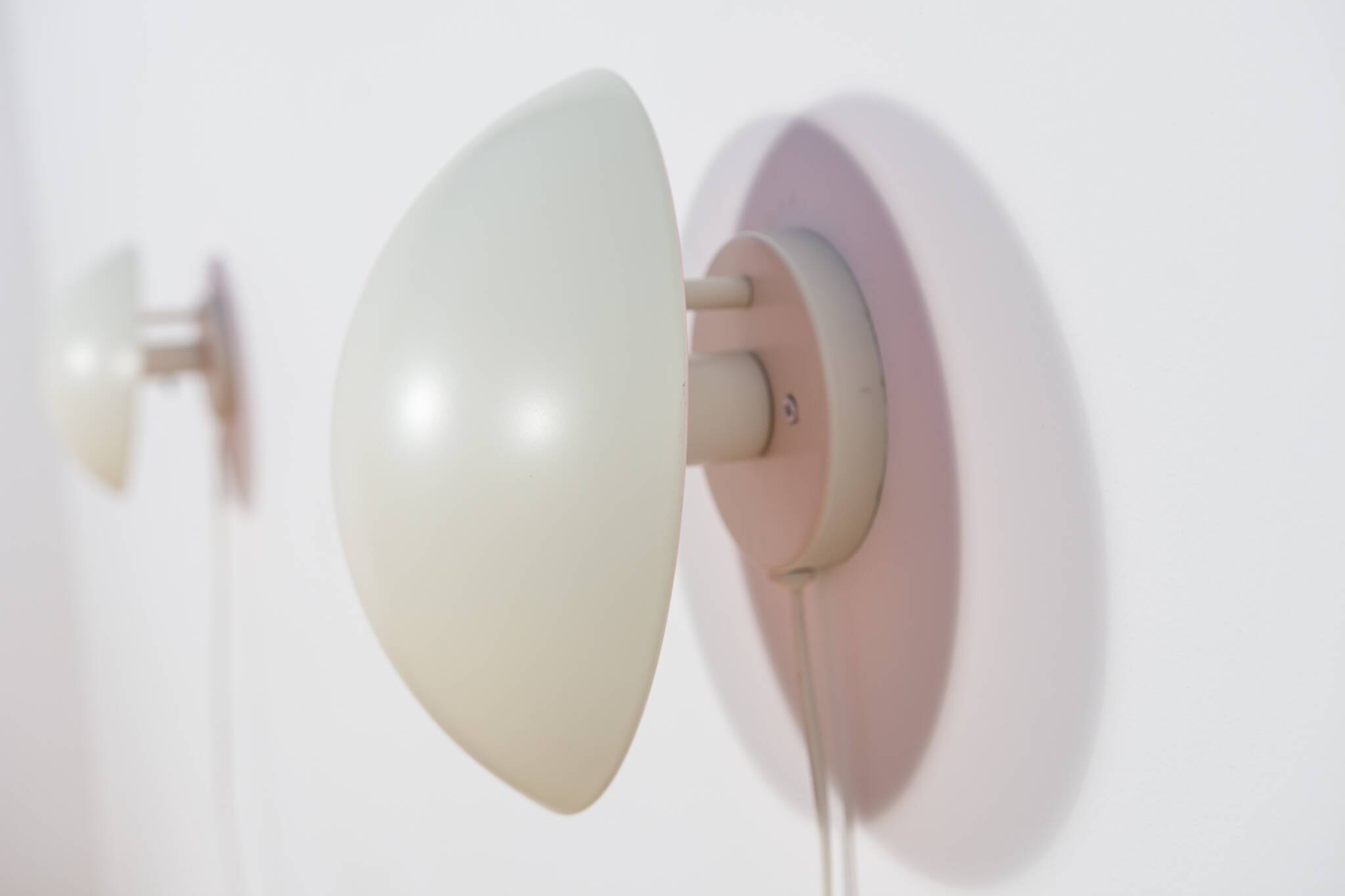 Mid Century PH Hat Wall Lamps by Poul Henningsen for Louis Poulsen, Denmark