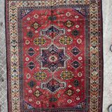 Nice large vintage carpet chirwan Azerbaijan handmade 234x310 cm