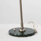 Lampe de bureau industrielle vintage en métal, France vers 1920